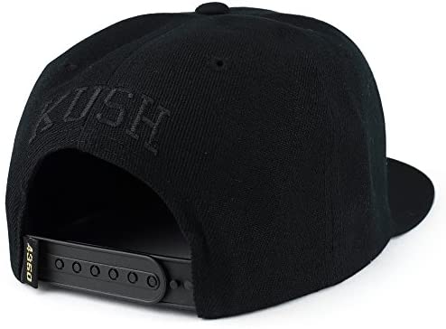 Trendy Apparel Shop Medical Marijuana Canister Embroidered Flat Bill Snapback Hat