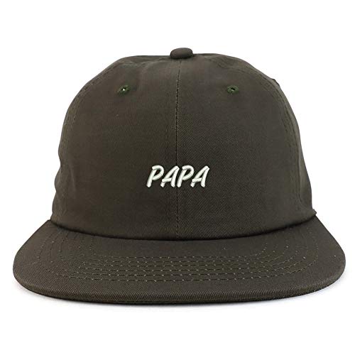 Trendy Apparel Shop PAPA Embroidered Embroidered Low Profile Snapback Cap