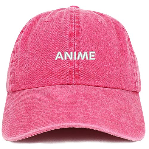 Trendy Apparel Shop Anime Adjustable Embroidered Washed Low Profile Cap