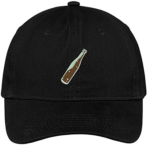 Trendy Apparel Shop Soda Pop Bottle Embroidered Soft Crown 100% Brushed Cotton Cap