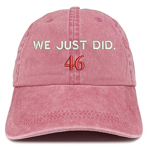 Trendy Apparel Shop We Just Did 46 President 2020 Celebration Washed Cotton Cap