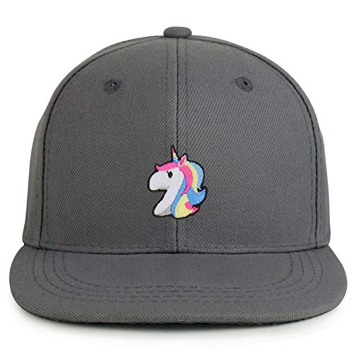 Trendy Apparel Shop Unicorn Patch Structured Infant Flatbill Snapback Cap