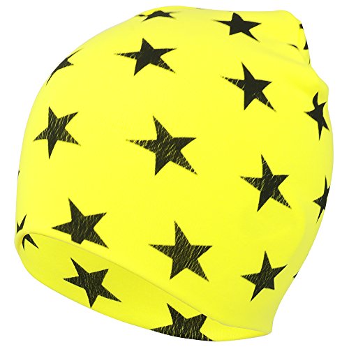 Trendy Apparel Shop Star All Over Printed Infant to Toddler Short Beanie