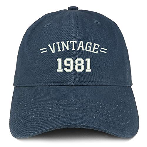 Trendy Apparel Shop Vintage 1981 40TH Birthday Baseball Cap