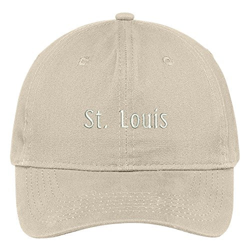 Trendy Apparel Shop St Louis City Embroidered Low Profile 100% Cotton Adjustable Cap