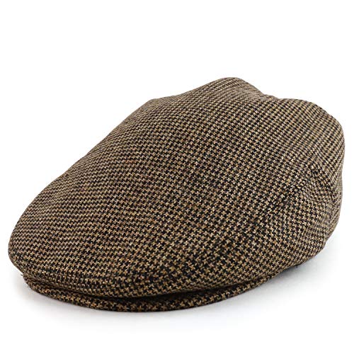 Trendy Apparel Shop Men's Wool Blend Adjustable Snap Buttons Newsboy Ivy Cap