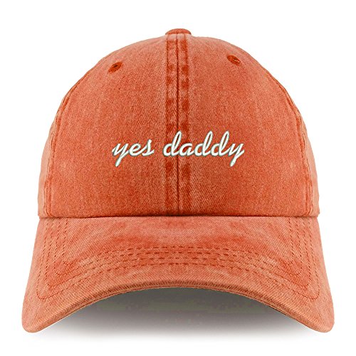 Trendy Apparel Shop Yes Daddy Embroidered Pigment Dyed Unstructured Cap