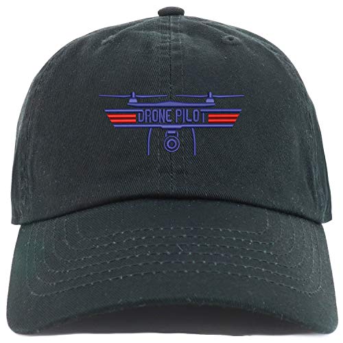Trendy Apparel Shop Youth Drone Top Gun Pilot Soft Crown Baseball Cap