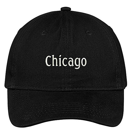 Trendy Apparel Shop Chicago City Embroidered Low Profile 100% Cotton Adjustable Cap -