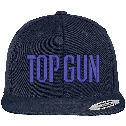 Trendy Apparel Shop Flexfit Top Gun Oversized Embroidered Snapback Cap