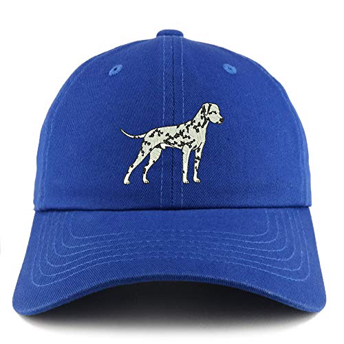 Trendy Apparel Shop Dalmatian Dog Embroidered Low Profile Soft Cotton Dad Hat Cap