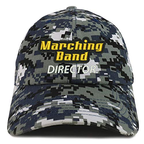 Trendy Apparel Shop Marching Band Director Embroidered Soft Crown 100% Brushed Cotton Cap