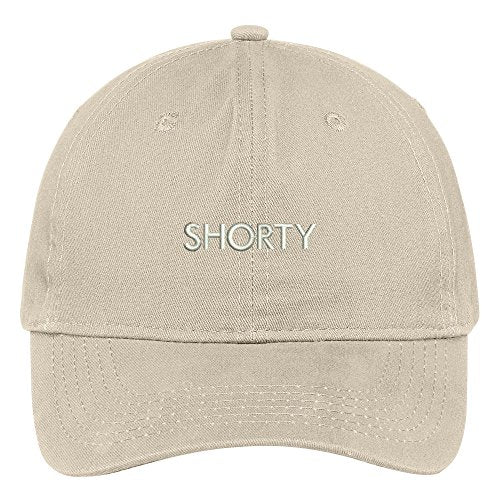Trendy Apparel Shop Shorty Embroidered Soft Crown 100% Brushed Cotton Cap