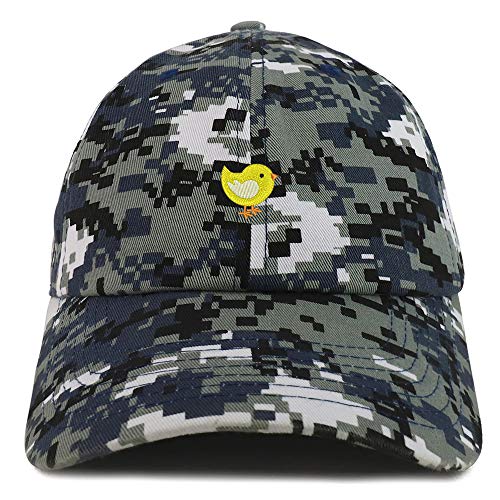 Trendy Apparel Shop Chick Embroidered Soft Crown 100% Brushed Cotton Cap