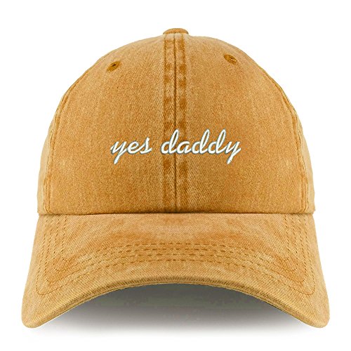 Trendy Apparel Shop Yes Daddy Embroidered Pigment Dyed Unstructured Cap