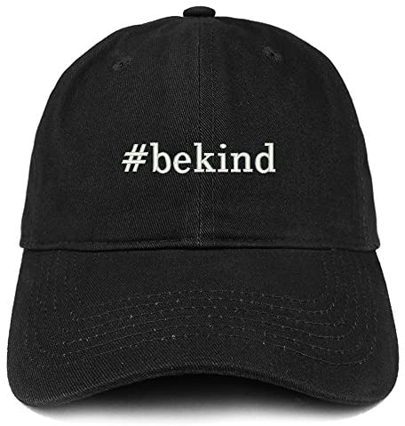 Trendy Apparel Shop Hashtag Be Kind Embroidered Soft Cotton Dad Hat