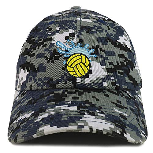 Trendy Apparel Shop Water Polo Splash Soft Crown 100% Brushed Cotton Cap