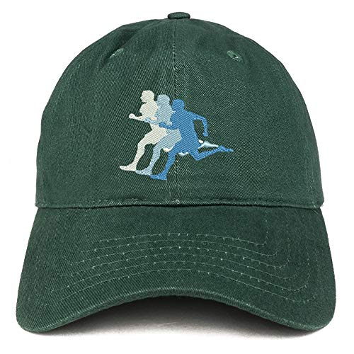 Trendy Apparel Shop Runner Embroidered Soft Crown 100% Brushed Cotton Cap