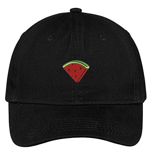 Trendy Apparel Shop Watermelon Slice Embroidered Cap Premium Cotton Dad Hat