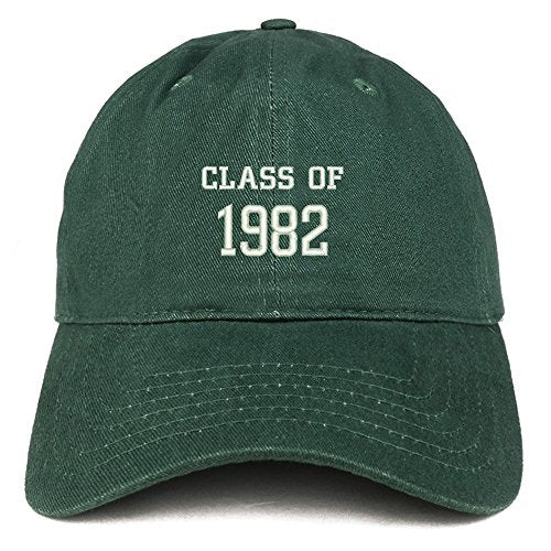 Trendy Apparel Shop Class of 1982 Embroidered Reunion Brushed Cotton Baseball Cap