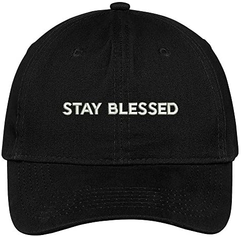 Trendy Apparel Shop Stay Blessed Embroidered Cap Premium Cotton Dad Hat