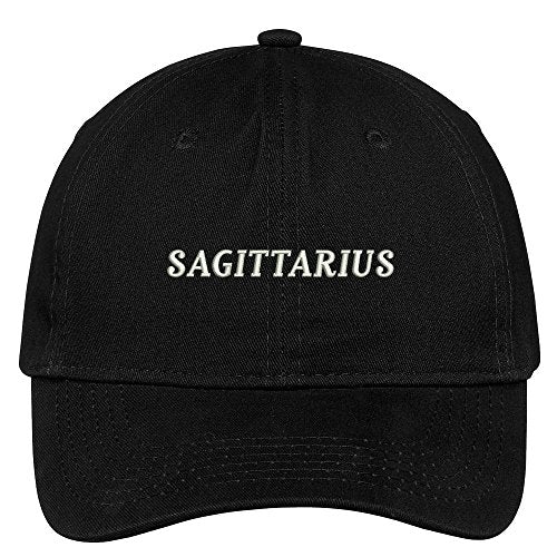 Trendy Apparel Shop Horoscopes Sagittarius Embroidered Adjustable Cotton Cap