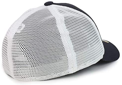 Trendy Apparel Shop High Frequency Lone Star Stretch Fitted Mesh Trucker Cap