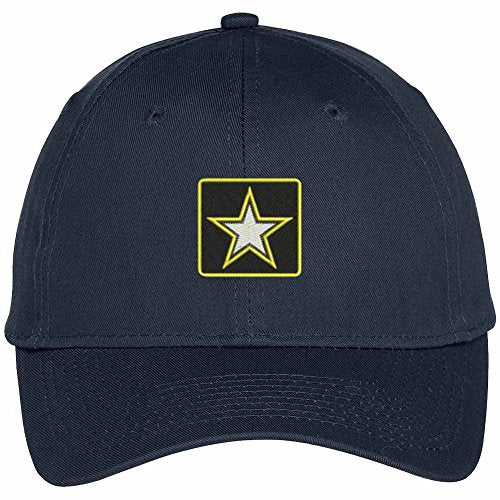 Trendy Apparel Shop US Army Star Logo Embroidered Adjustable Snapback Baseball Cap