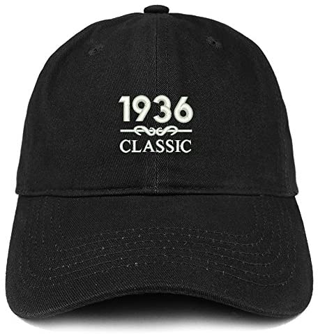 Trendy Apparel Shop Classic 1936 Embroidered Retro Soft Cotton Baseball Cap