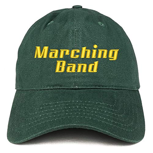Trendy Apparel Shop Marching Band Embroidered Soft Crown 100% Brushed Cotton Cap