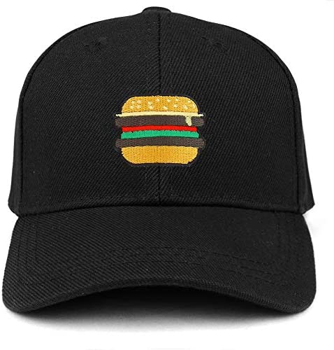 Trendy Apparel Shop Burger Patch Structured Youth Baseball Cap