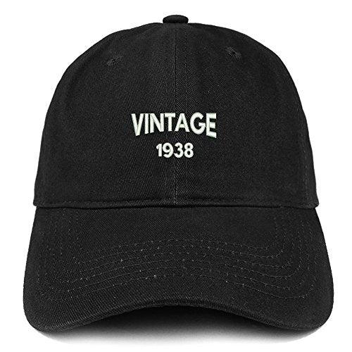 Trendy Apparel Shop Small Vintage 1938 Embroidered 83rd Birthday Adjustable Cotton Cap
