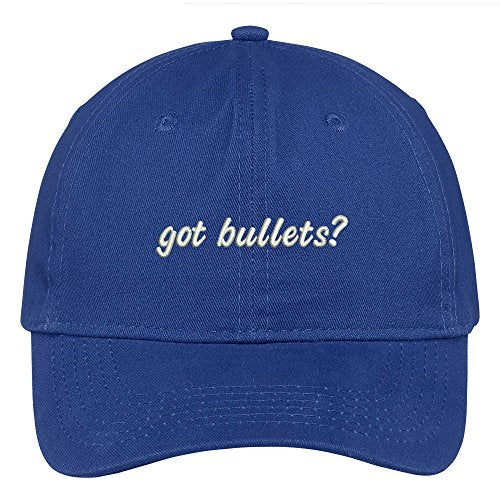 Trendy Apparel Shop Got Bullets? Embroidered Adjustable Cotton Cap