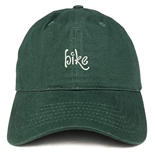 Trendy Apparel Shop Bike Text Embroidered Unstructured Cotton Dad Hat