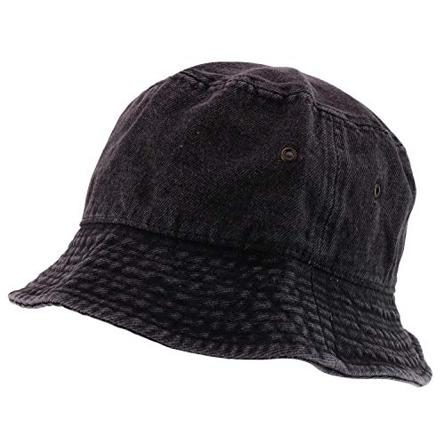Trendy Apparel Shop Cotton Denim Bucket Hat