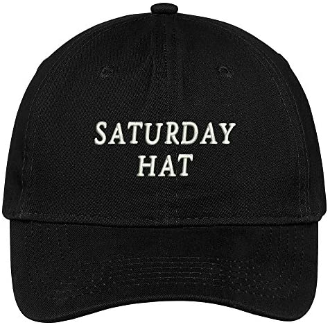 Trendy Apparel Shop Saturday Hat Embroidered Soft Cotton Low Profile Dad Hat Baseball Cap