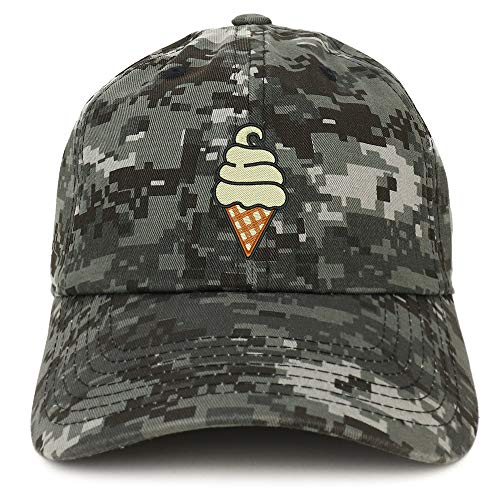 Trendy Apparel Shop Soft Serve Ice Cream Soft Crown 100% Brushed Cotton Cap