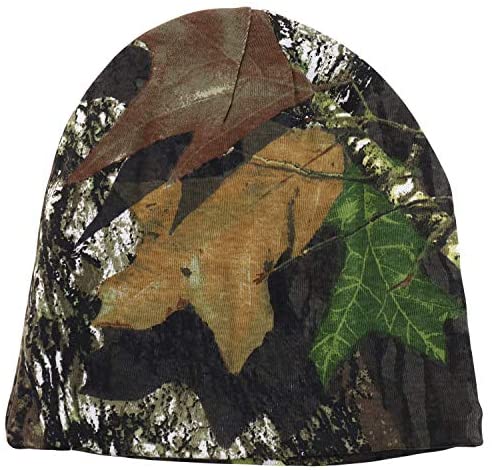 Trendy Apparel Shop Reversible Hunting Camo Short Beanie with Acrylic Lining