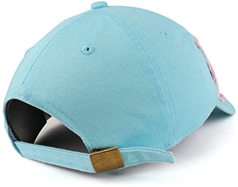 Trendy Apparel Shop Vintage Frayed Heart Flip Flops Embroidered Patch Unstructured Baseball Cap