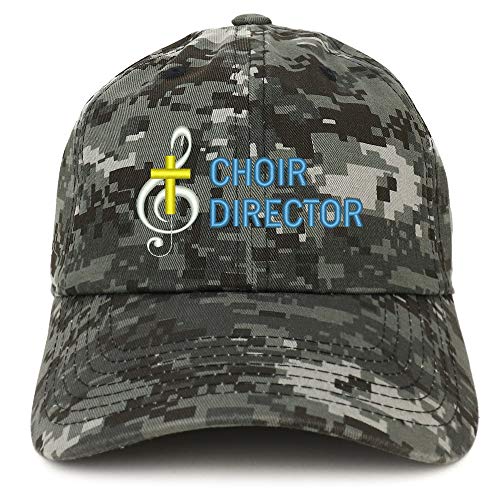 Trendy Apparel Shop Choir Director Embroidered Soft Crown 100% Brushed Cotton Cap