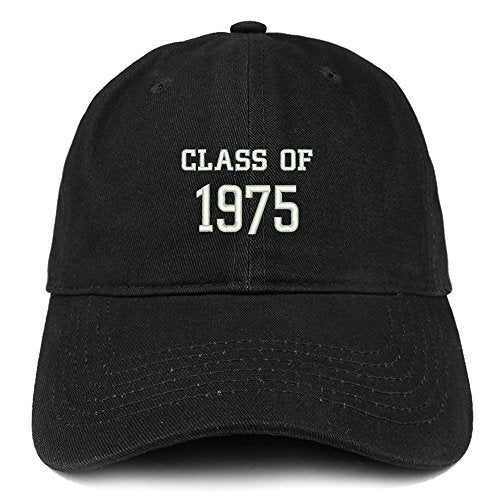 Trendy Apparel Shop Class of 1975 Embroidered Reunion Brushed Cotton Baseball Cap