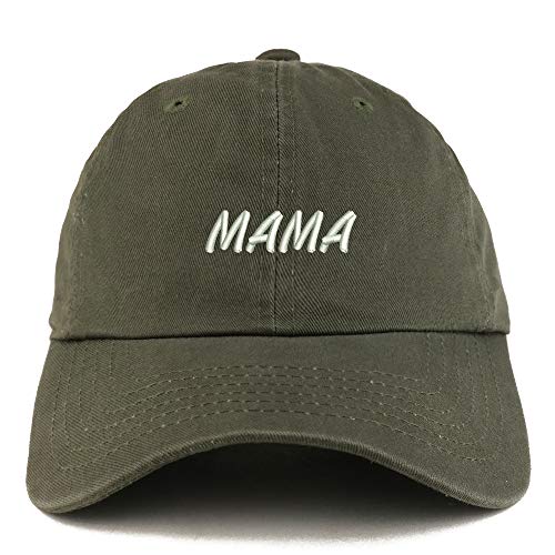 Trendy Apparel Shop Mama Embroidered Solid Adjustable Unstructured Dad Hat