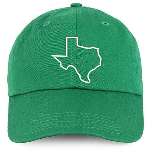 Trendy Apparel Shop Youth Texas State Outline Unstructured Cotton Baseball Cap