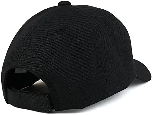 Trendy Apparel Shop Plain Youth Size Kid's Adjustable Structured Baseball Cap