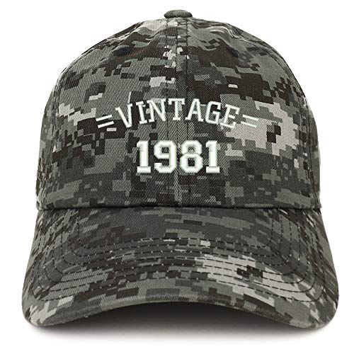 Trendy Apparel Shop Vintage 1981 40TH Birthday Baseball Cap