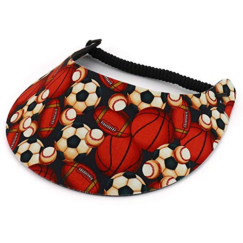 Trendy Apparel Shop Sports Competition Design Elastic String Coil Foam Sun Visor