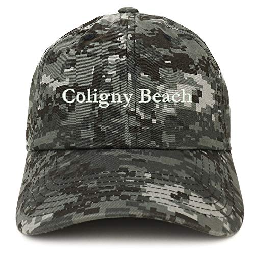 Trendy Apparel Shop Coligny Beach Embroidered Brushed Cotton Cap