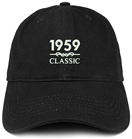 Trendy Apparel Shop Classic 1959 Embroidered Retro Soft Cotton Baseball Cap