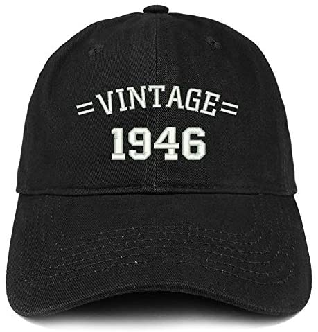 Trendy Apparel Shop Vintage 1946 75th Birthday Baseball Cap