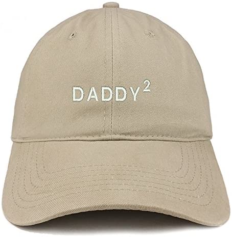 Trendy Apparel Shop Daddy of 2 Embroidered Cotton Dad Hat